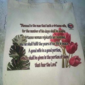 Personalized Canvass Bag (12x15 in)